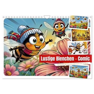Lustige Bienchen - Comic (Wandkalender 2027 DIN A4 quer), CALVENDO Monatskalender
