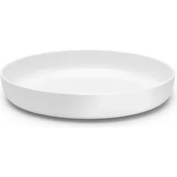 Base Tiefer Teller 28 cm, weiß, glasiert