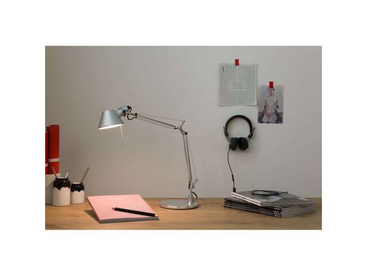 Tolomeo Micro Tischleuchte Poliertem Alu - Artemide - Arbeitszimmer / Büro - Aluminium
