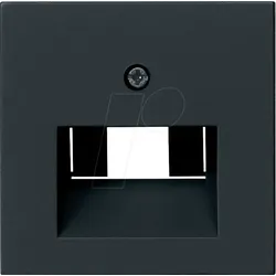 GIRA55 UAE SW - Abdeckung für UAE/IAE (ISDN) schwarz matt
