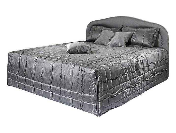 Tagesdecke, grau, B:217cm L:250cm, Polyester, WESTFALIA SCHLAFKOMFORT, Tagesdecken, Tagesdecke