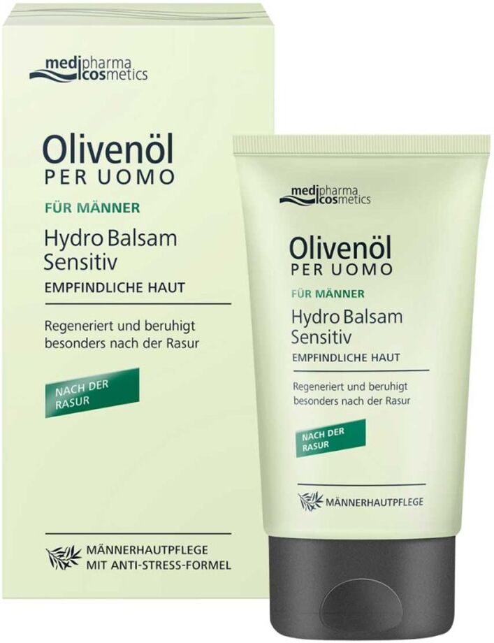 Medipharma Cosmetics Olivenöl Per Uomo Hydro Balsam sensitiv