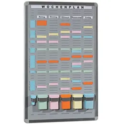 EICHNER T-Card Systemtafel 5+1 (35 Fächer) grau