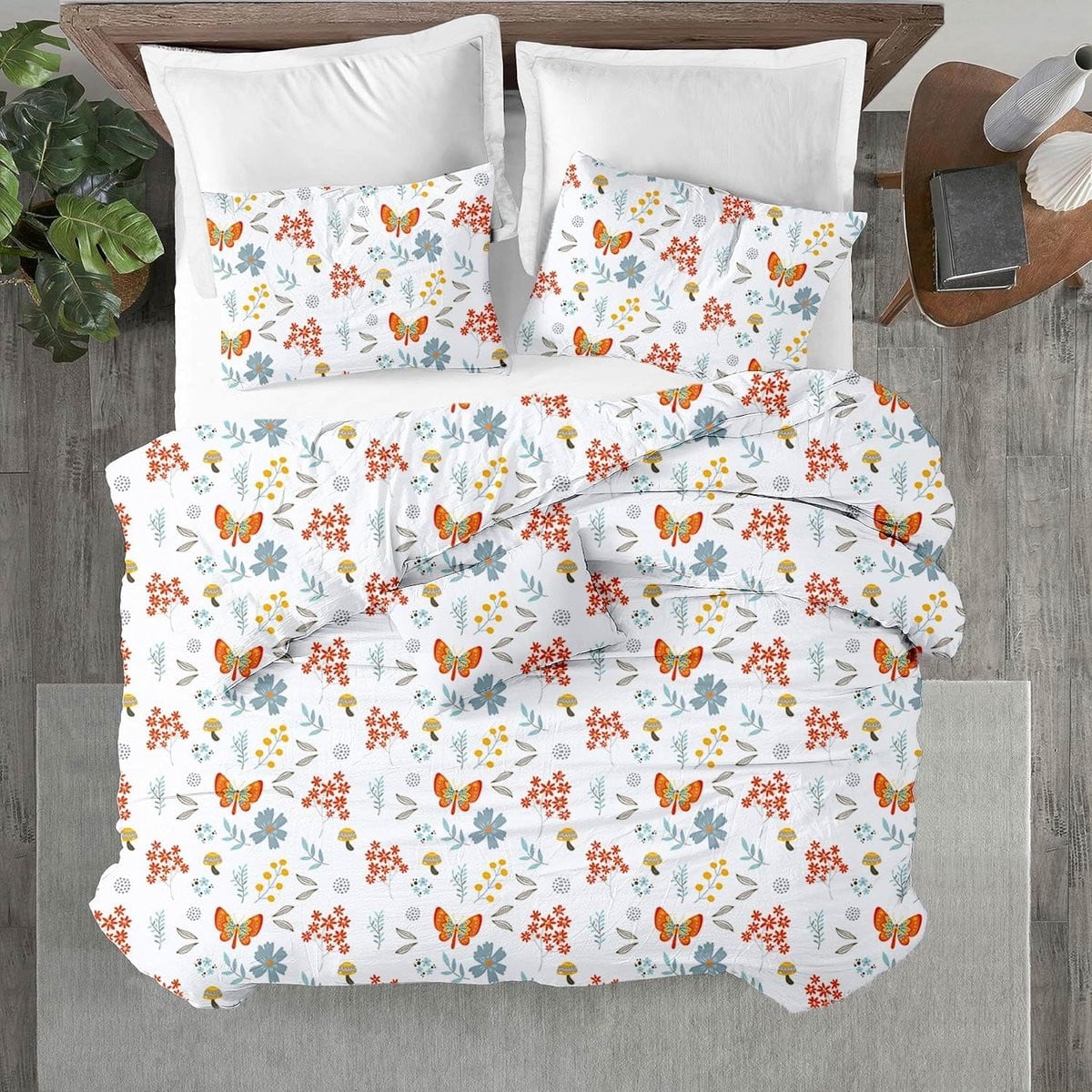 Luxe Katoenen Dekbedovertrek Set met Kussenslopen - 235x220 cm