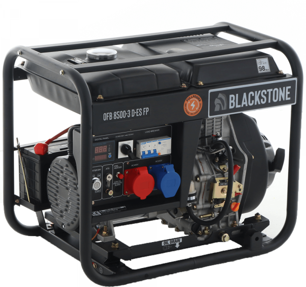 Blackstone OFB 8500-3 D-ES FP - Groupe électrogène diesel FullPower - Puissance Nominale 6.4 kW