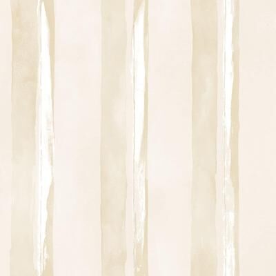 Galerie Wallcoverings Smart Stripes 2 Watercolor Stripe Vinyl on Non-Woven Matte Wallpaper Roll
