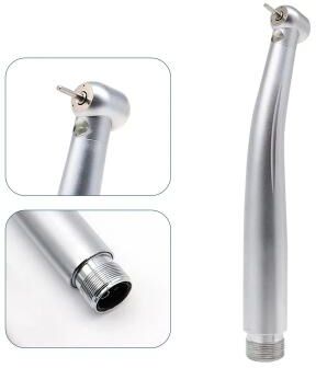 Uplift Essentials LED Dental Handpiece High Speed Push Button Air Turbine With Triple Water Spray And Ceramic Bearings led 2hole