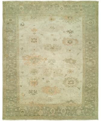 KALATY Traditional Multi-Colored Hand-Knotted Wool Area Rug