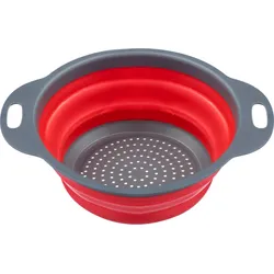 Westmark Seiher Maxi faltbar 18,5 cm rot/grau