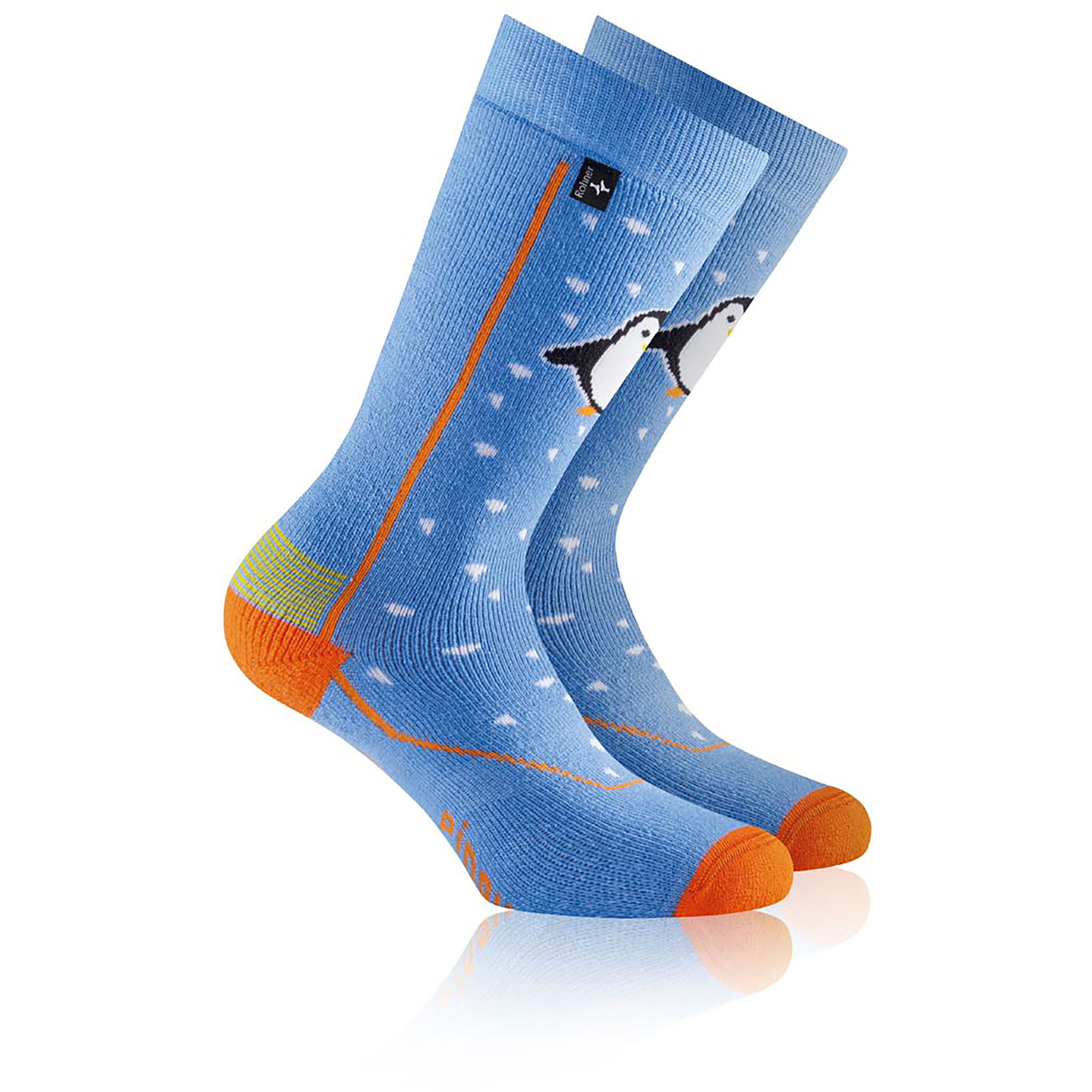 Rohner Pinguin Kinder Freizeitsocken blau Größe 31 Lifestyle Isolierend schoeller