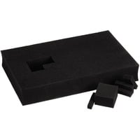 Systemkoffer Rasterschaumstoff, Einlage schwarz, für E-Case S-C, E-Case S-F
