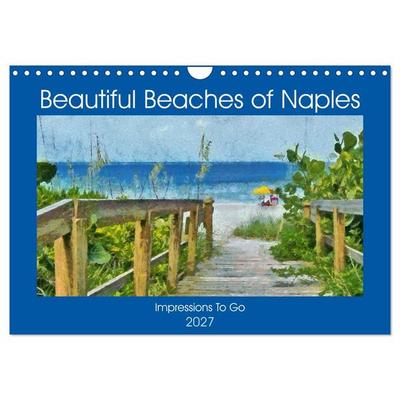 Beautiful Beaches Of Naples (Wall Calendar 2027 DIN A4 landscape), CALVENDO 12 Month Wall Calendar