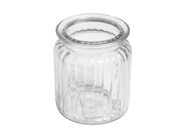 Rayher Glas-Gefäss Rillen 7.5 × 9 cm 270 ml