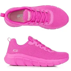 SKECHERS Damen-Sneaker Bobs B Flex Strick Memory Foam