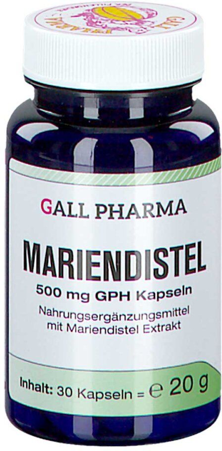 Gall Pharma Mariendistel 500 mg Gph Kapseln 30stk