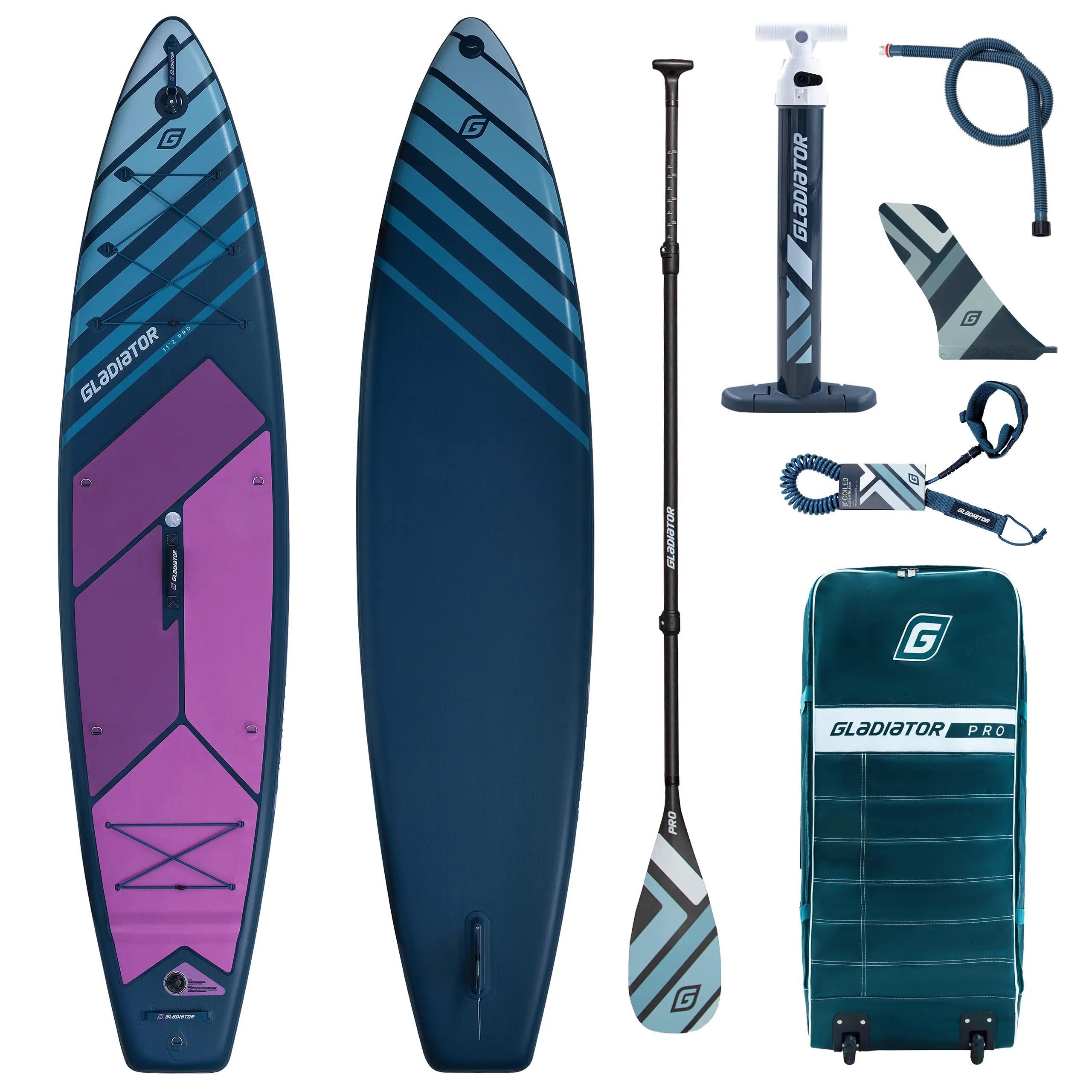 Gladiator PRO 11'2 Touring SUP Board 2026 aufblasbar Komplettset