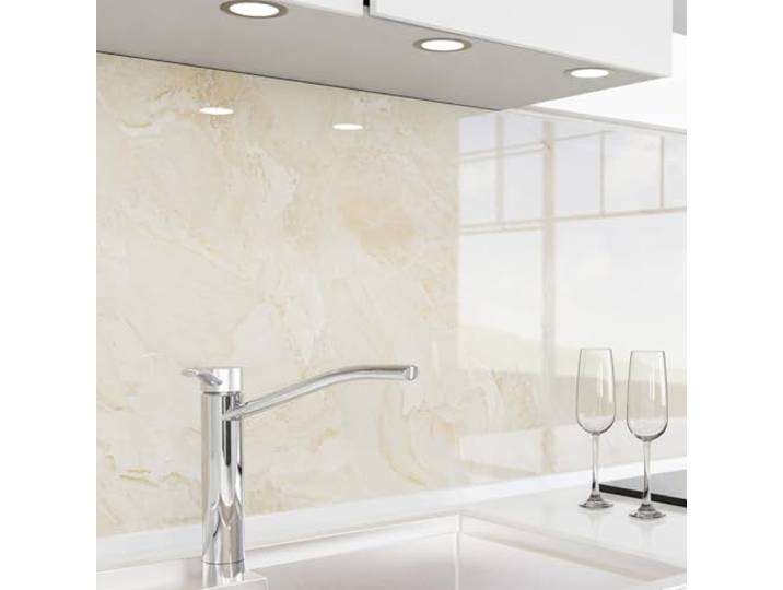 danario Küchenrückwand selbstklebend, Glasoptik 0,8 mm - Spritzschutz Küche Die smarte Alternative zu Glas. Nur bei uns: Ablösbar & mieterfreundlich. Überbrückt Fliesen