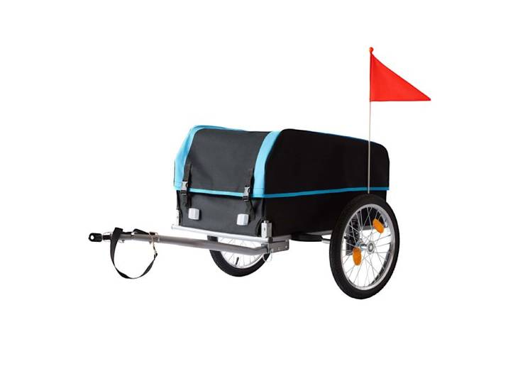 Relaxdays Remorque vélo, cargo pliable