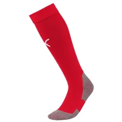 Puma teamLIGA Core Stutzen - rot/weiß - 35-38