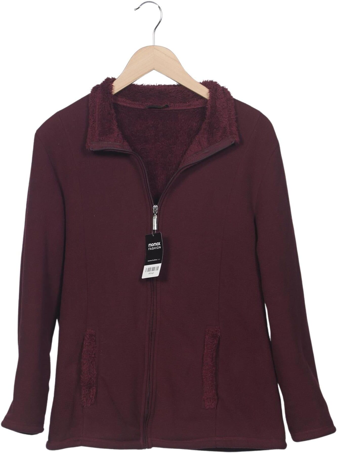 Atelier Goldner Schnitt Damen Jacke, Bordeaux, Kurz-Gr. EU 22, Synthetik - Second Hand
