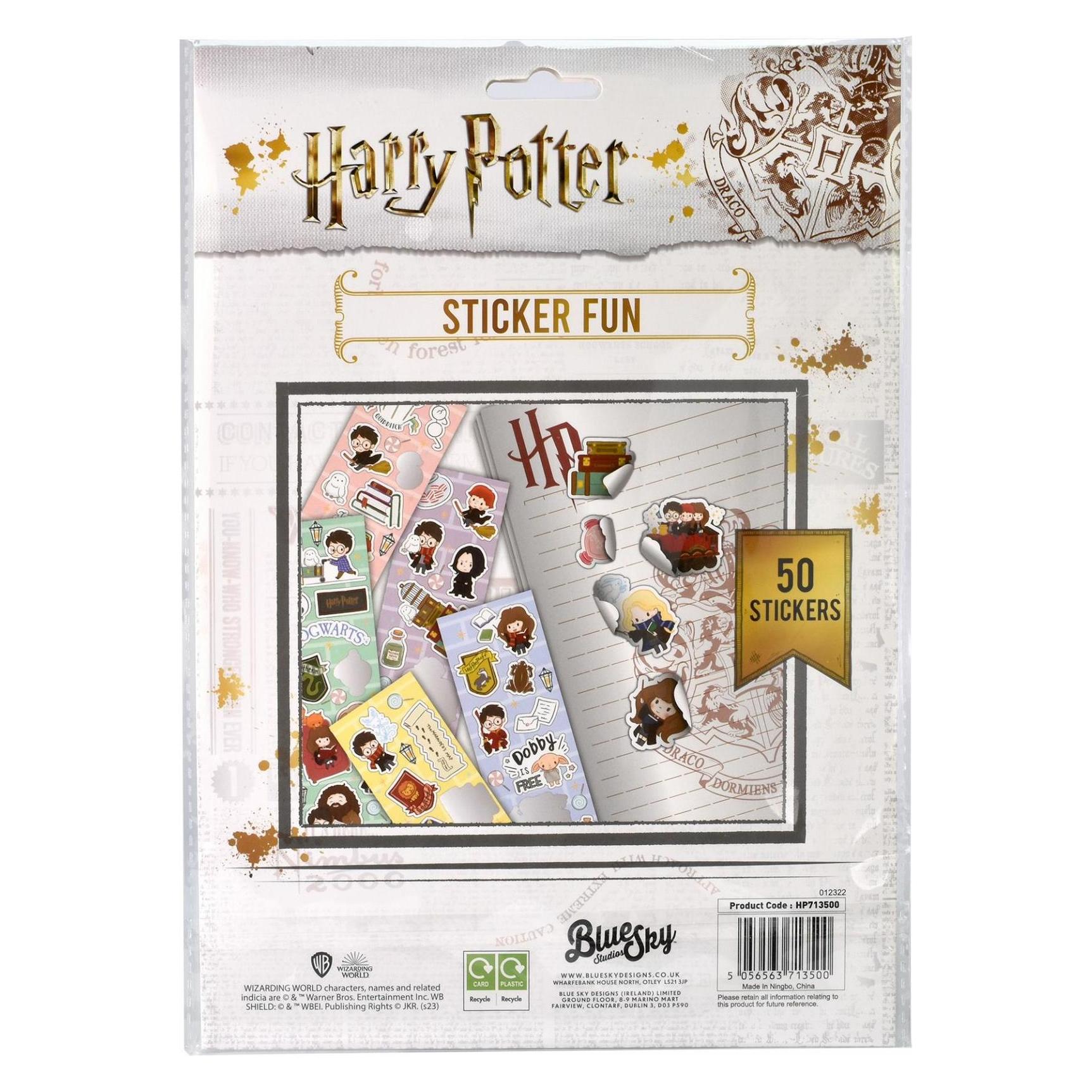 Blue Sky Harry Potter set autocollants Fun (50 Sticker) (5056563713500)