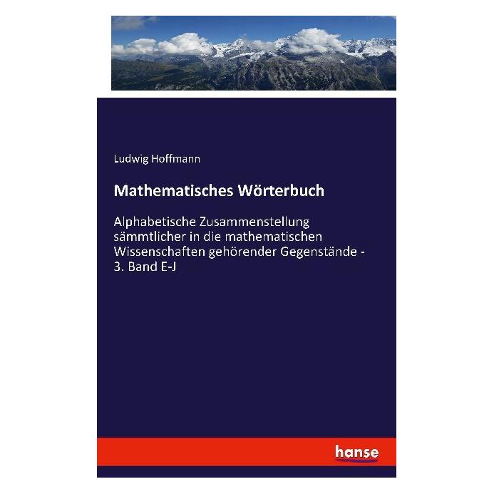 Hansebooks Mathematisches Wörterbuch (Deutsch, Softcover, Ludwig Hoffmann) (7290140)