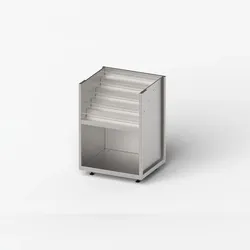 Stalgast Unterschrank BarLINE, offen, mit Flaschentreppe, 800x600x850 mm (BL08636)