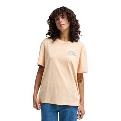 T-Shirt BILLABONG "Heritage Baker", Damen, Gr. M, soft peach, Obermaterial: 100% Baumwolle., Shirts T-Shirt