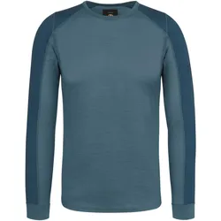 Normani, Herren, Funktionsshirt, Herren Merino Langarm „Devonport“ - 9183 (4XL), Blau
