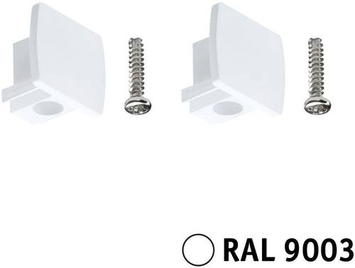 Paulmann 95653 Hochvolt-Schienensystem-Komponente Endkappe Signal-Weiß