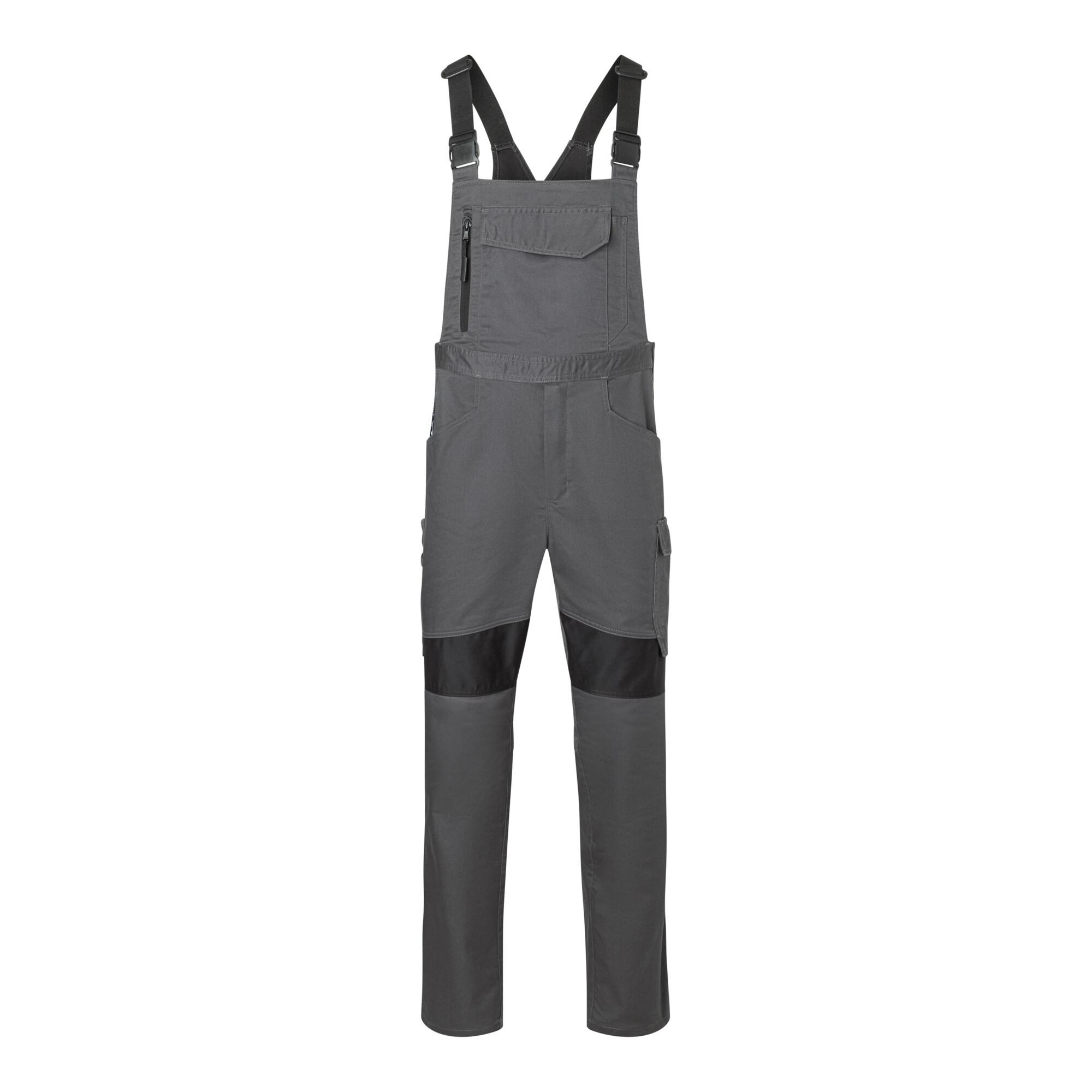 KÜBLER Latzhose REFORCE dunkelgrau/schwarz 54L ; Kübler Workwear (3260 3342-9899-54L)