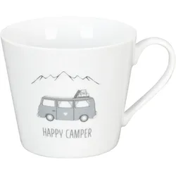 Krasilnikoff Happy Cup Happy Camper Becher von Krasilnikoff, Ø 10 cm, Höhe 9 cm
