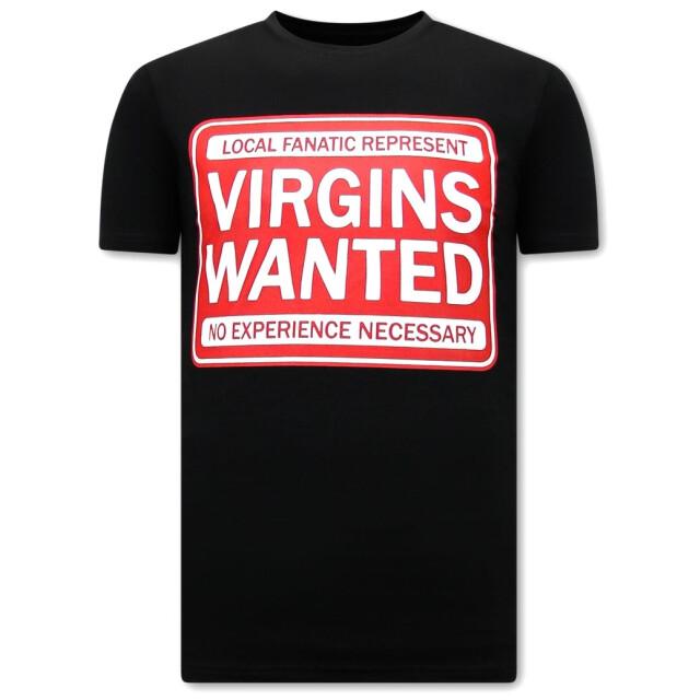 Local Fanatic Shirt met print virgins wanted
