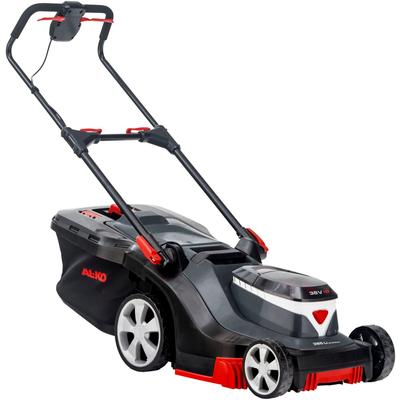 Akkurasenmäher AL-KO "385 Li Premium", schwarz, B:42cm H:102cm T:130cm, Rasenmäher, mit effektivem maxRUN-Cockpit, ohne Akku und Ladegerät