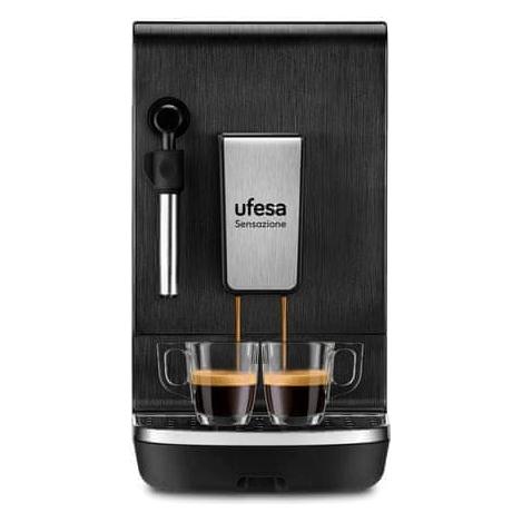 Ufesa Sensazione Edelstahl / Kaffeevollautomat / 1550W / 20 bar / 1,4l (8422160056468)