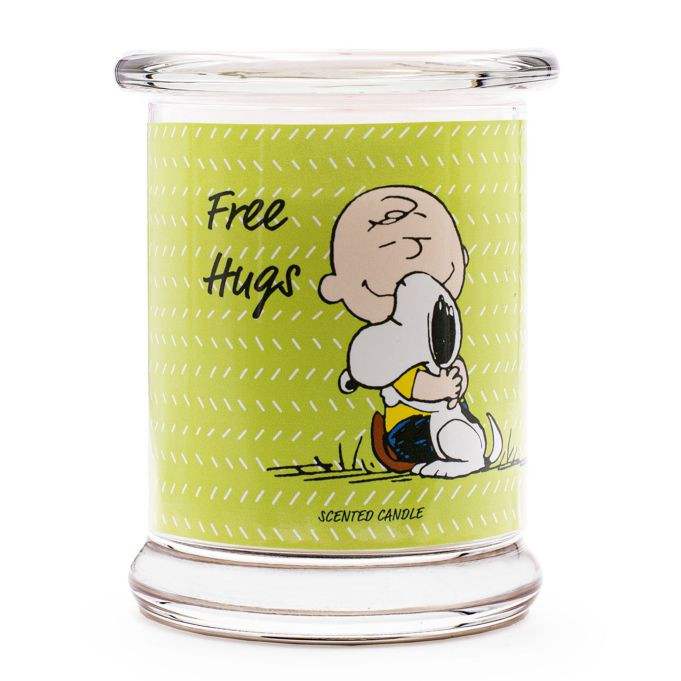 Peanuts Geurkaars Pillar - Groen - Gourmand, Floral & Fruity