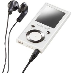 Intenso MP3-Player Video Scooter BT, mit Bluetooth, 1,8 Zoll, 64GB, mit Kopfhörer, weiß