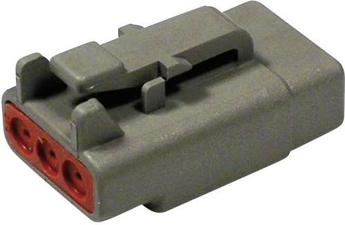 TE Connectivity DTM 06-3 S Rundstecker Stecker, gerade Gesamtpolzahl: 3 Serie (Rundsteckverbinder): DTM