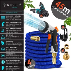 Kesser, Gartenschlauch, Premium Wasserschlauch Flexibler Schlauch Gartenschlauch Flexischlauch (45 m)