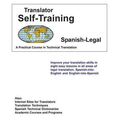 Translator Self Training Spanish-Legal, Taschenbuch von Morry Sofer, Schreiber Publishing, 978-1-887563-83-3