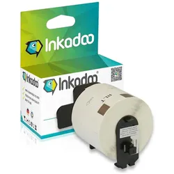 Inkadoo, Schreibmaschine Zubehör, Kompatibel zu Brother DK-11202 enthält 10x Farbband