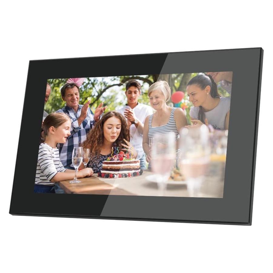 Lippa Frameo Digital Picture Frame 10" in glass - Black (10", 1280 x 800 Pixel) (LPFR10GL)