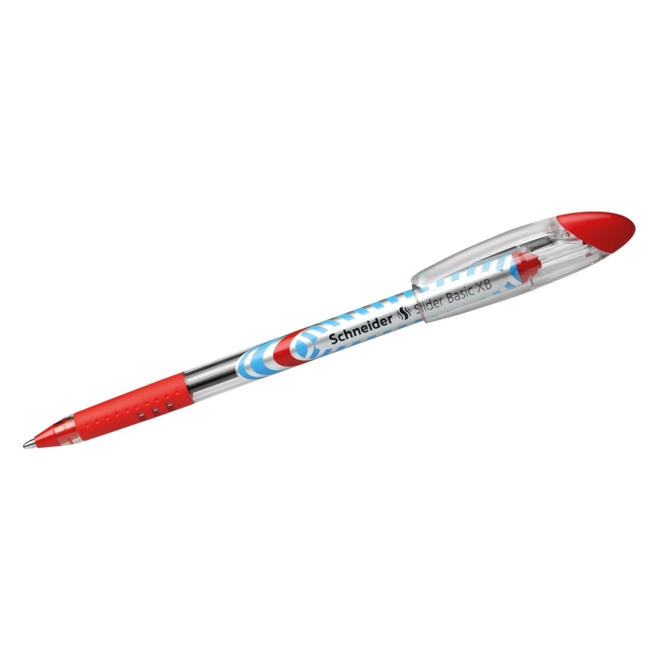 Schneider Kugelschreiber Slider Basic Extra Breit (XB), Rot (10x) (1512sc002)
