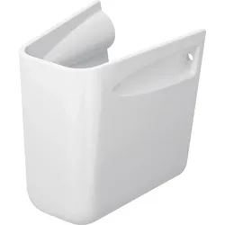 Duravit D-Code Halbsäule, 245 × 268 × 305 mm, passend für den Waschtische, Weiß hochglänzend, 0857180000
