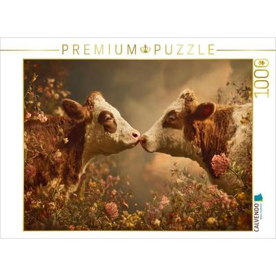 CALVENDO Puzzle Zärtlichkeit im Barock | 1000 Teile Lege-Größe 64x48cm Foto-Puzzle für glückliche Stunden