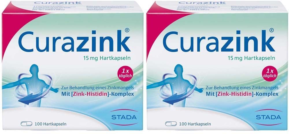 Curazink Hartkapseln 2x 2x100 St