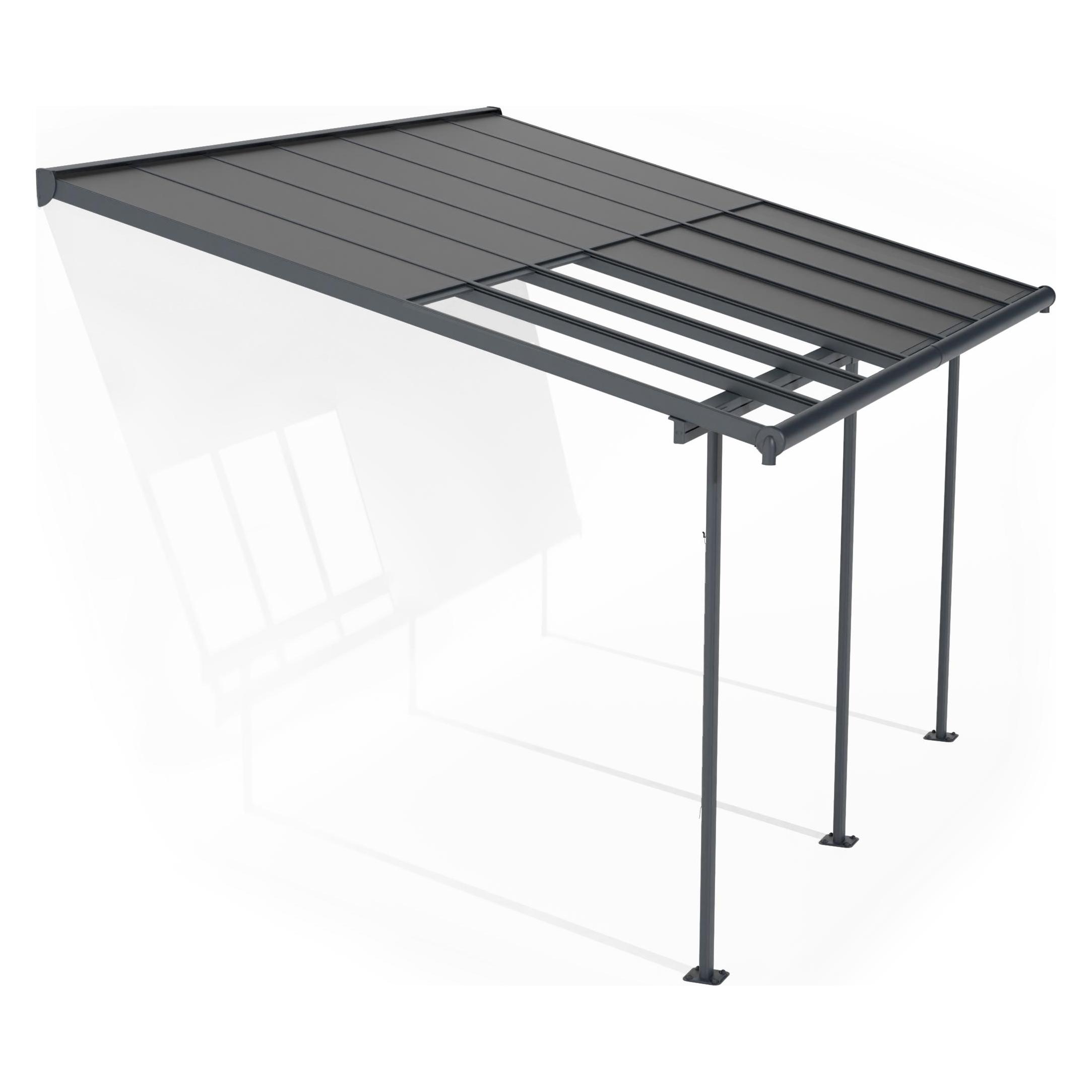 Palram Terrassenüberdachung Sierra Cabrio 295x434cm Grau (69204766)