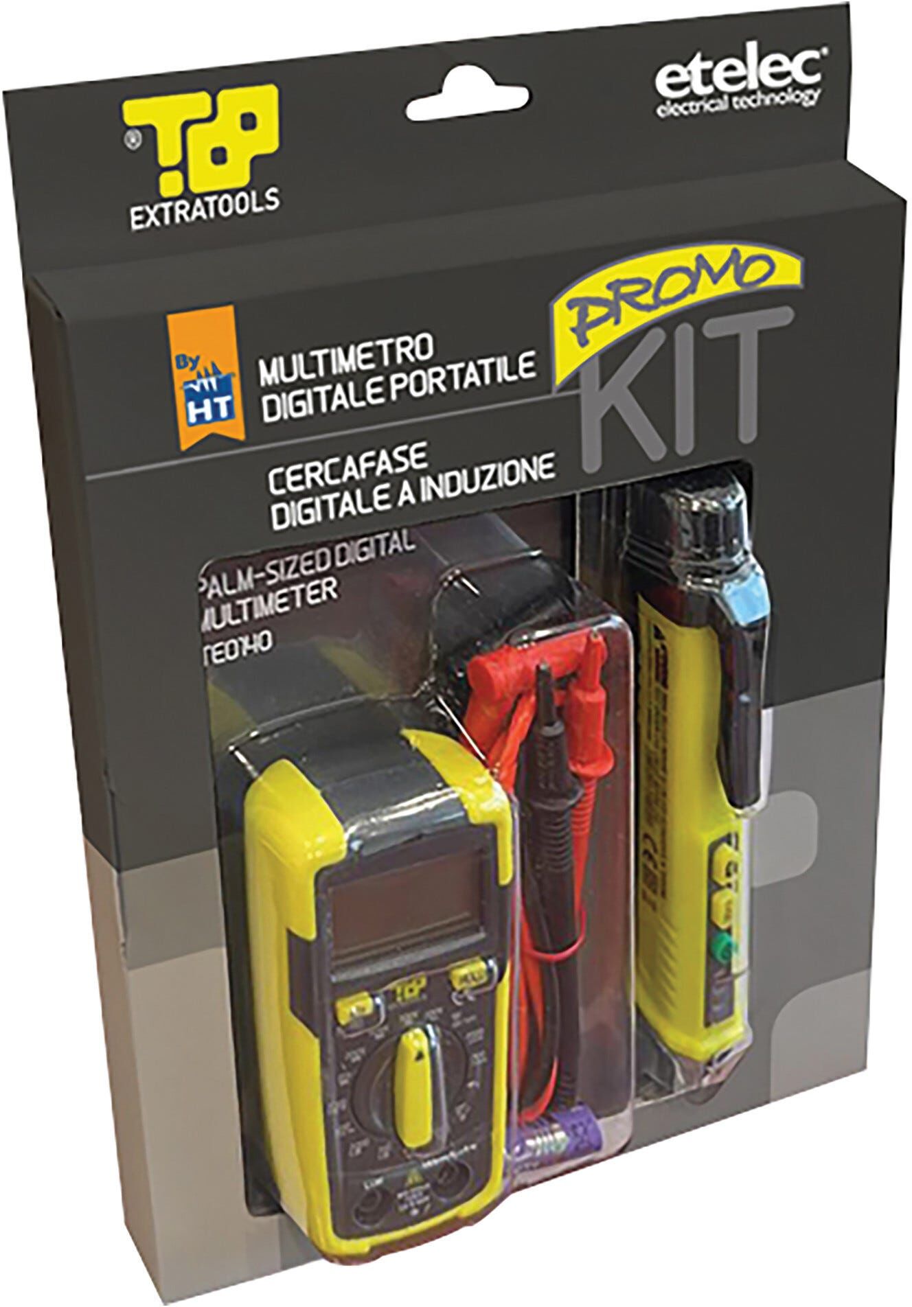 Tecnomat KIT STRUMENTI MULTIMETRO E CERCAFASE DIGITALE TOOLS by HT