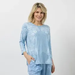 SCHIFFHAUER MUNICH® Shirt 3/4-Arm Rundhalsausschnitt ausgestellter Arm figurumspielend