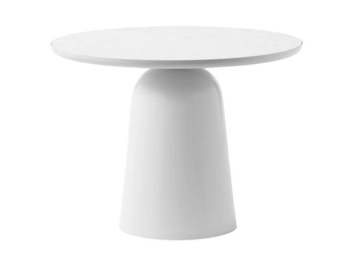 Normann Copenhagen Turn verstellbarer Tisch Ø55cm Warmgrau